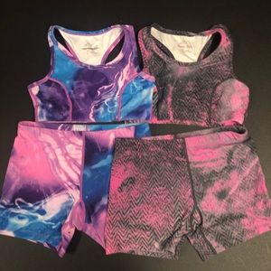 BCG YS Sports Bras & YM compression shorts